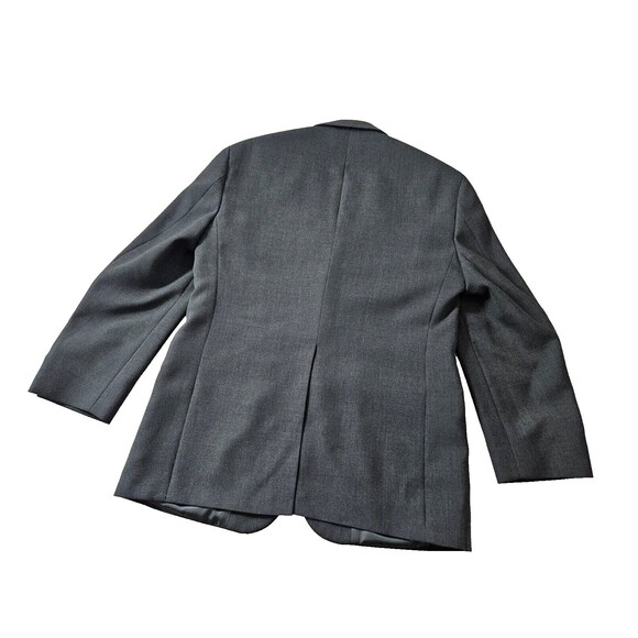 Stafford Men's Dark Gray Long Sleeve Wool Suit Jacket Sport Coat Blazer Size 38S - Picture 2 of 12